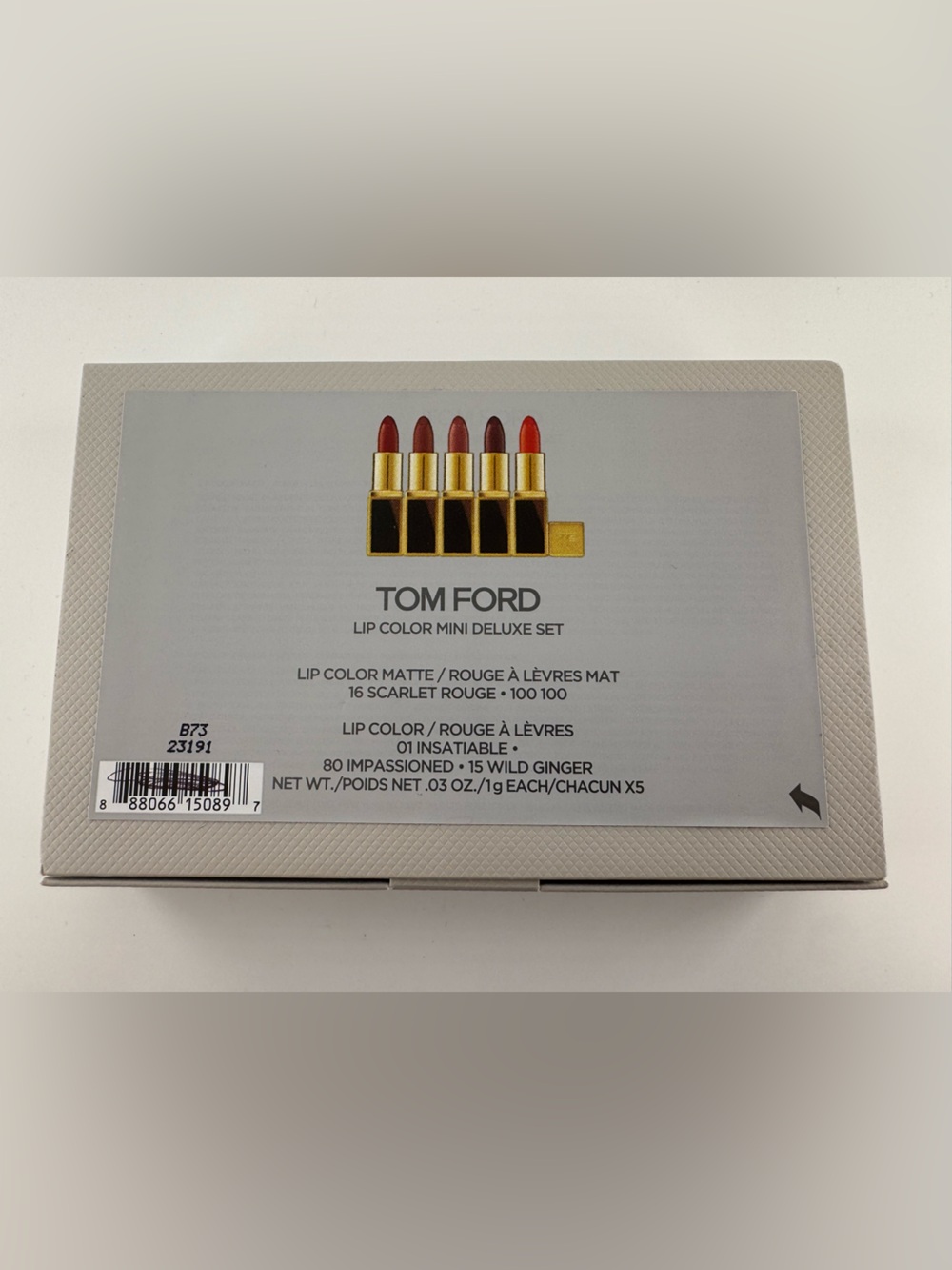 TOM FORD 5 piece mini lipstick NWT TOM FORD - Picture 2 of 7